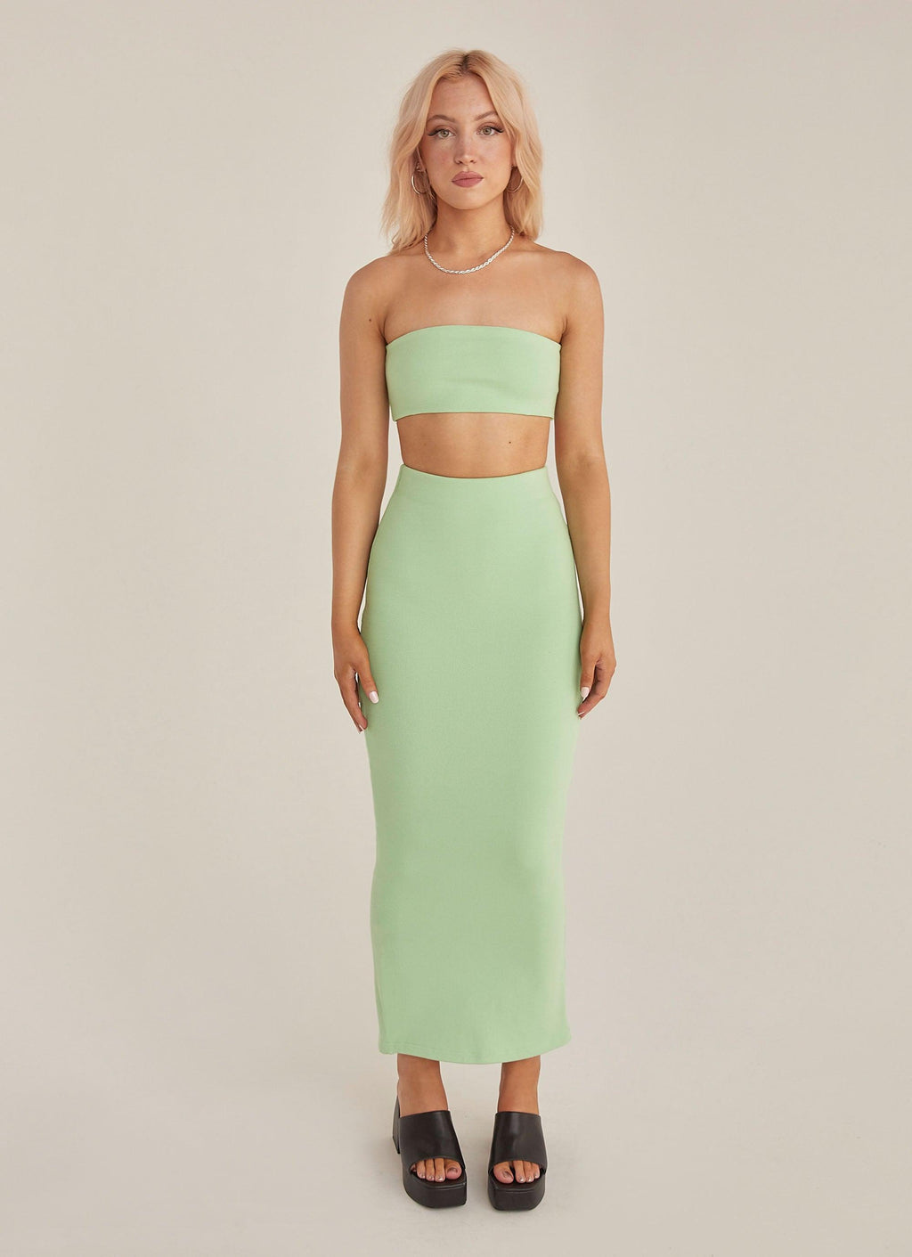 Sun Seeker Crop Top - Sage