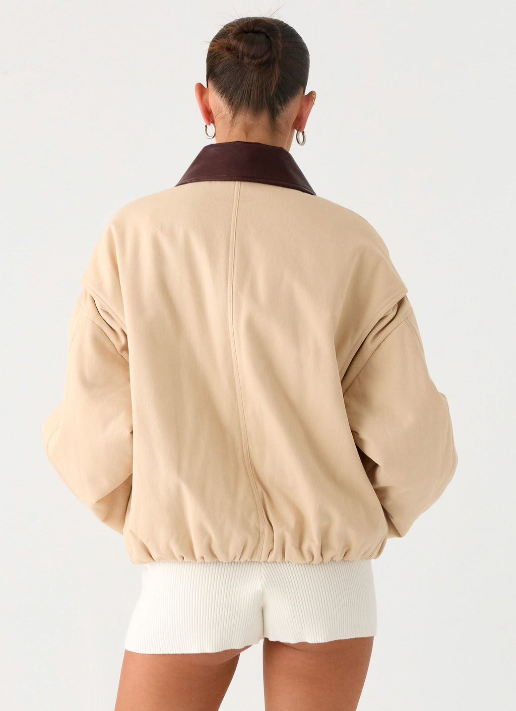 Airplane Mode Twill Blouson Jacket - Natural