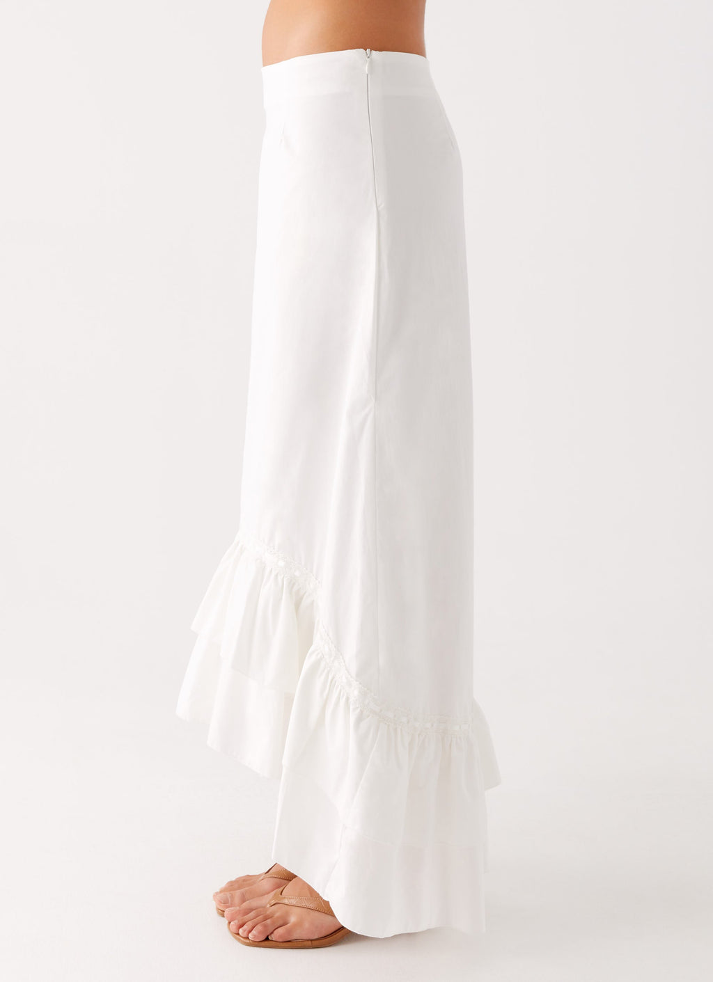 Alessandra Maxi Skirt - White