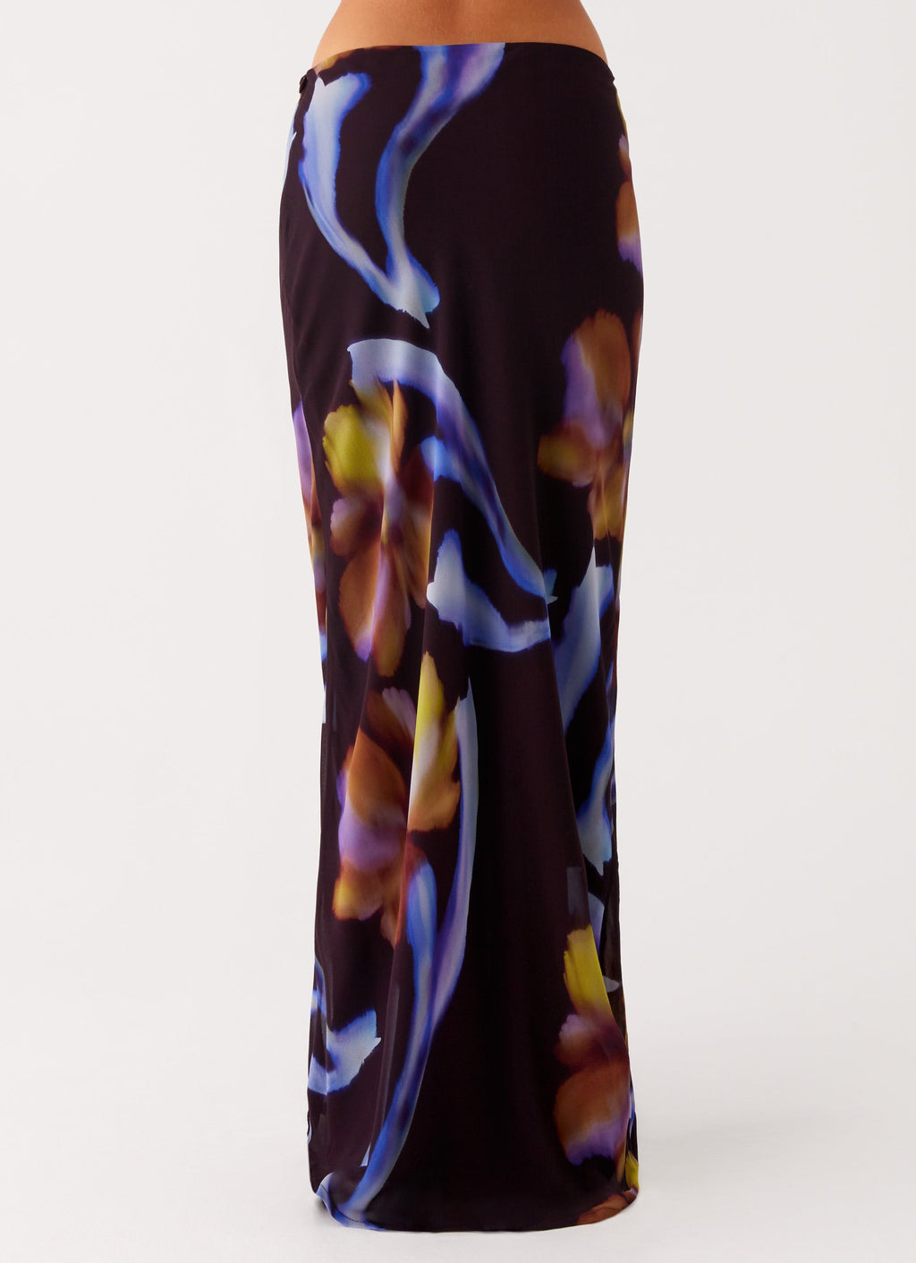 Barbados Maxi Skirt - Dark Floral