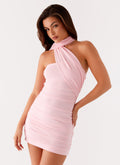Breaking News Mini Dress - Pink