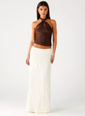 Chandra Maxi Skirt - Ivory
