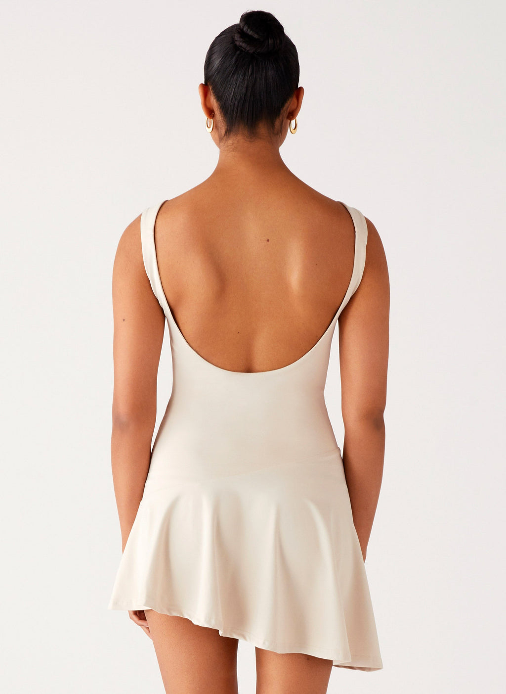 Dune Whisper Mini Dress - Ivory