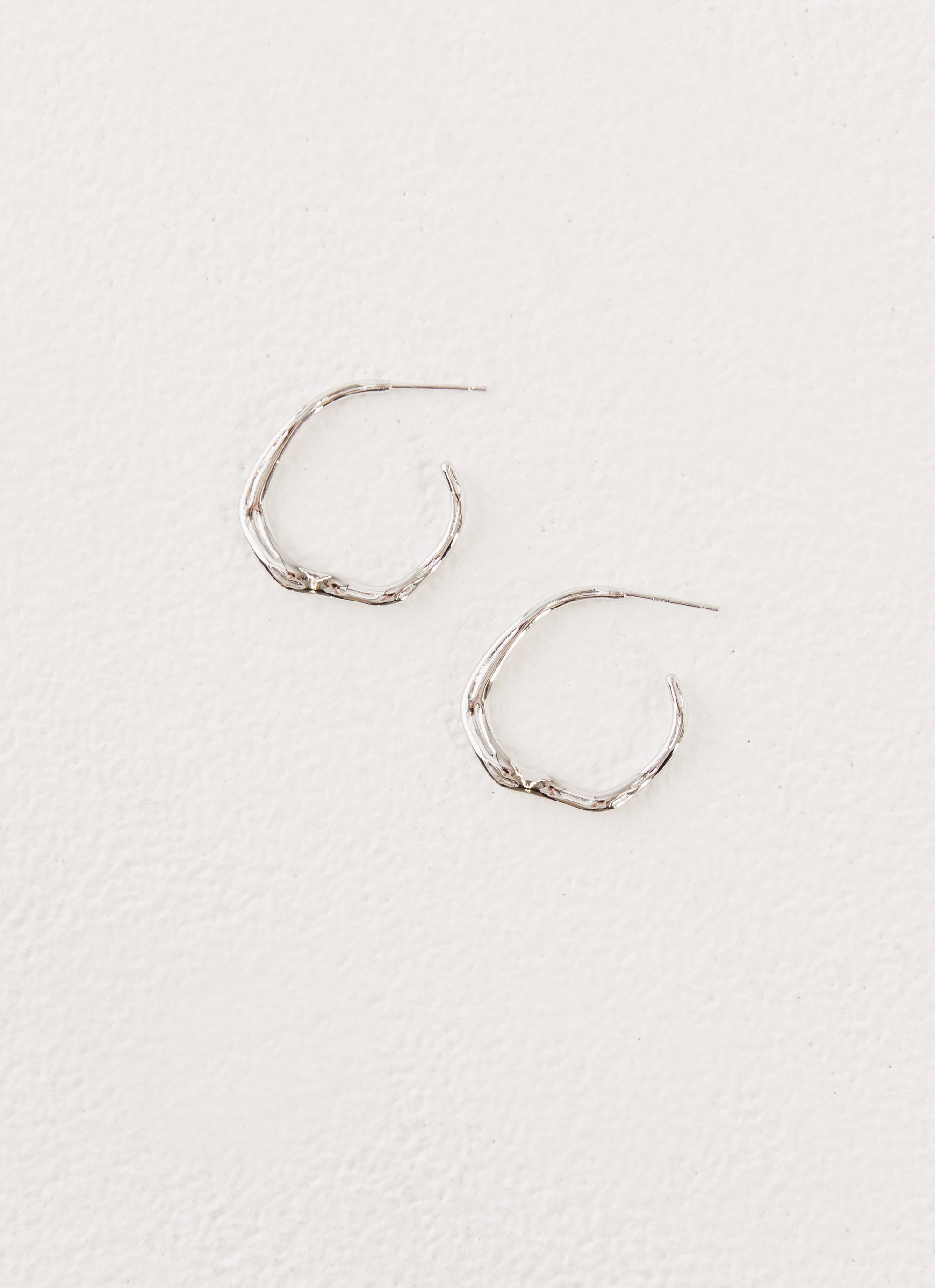 Etta Hoop Earrings - Silver