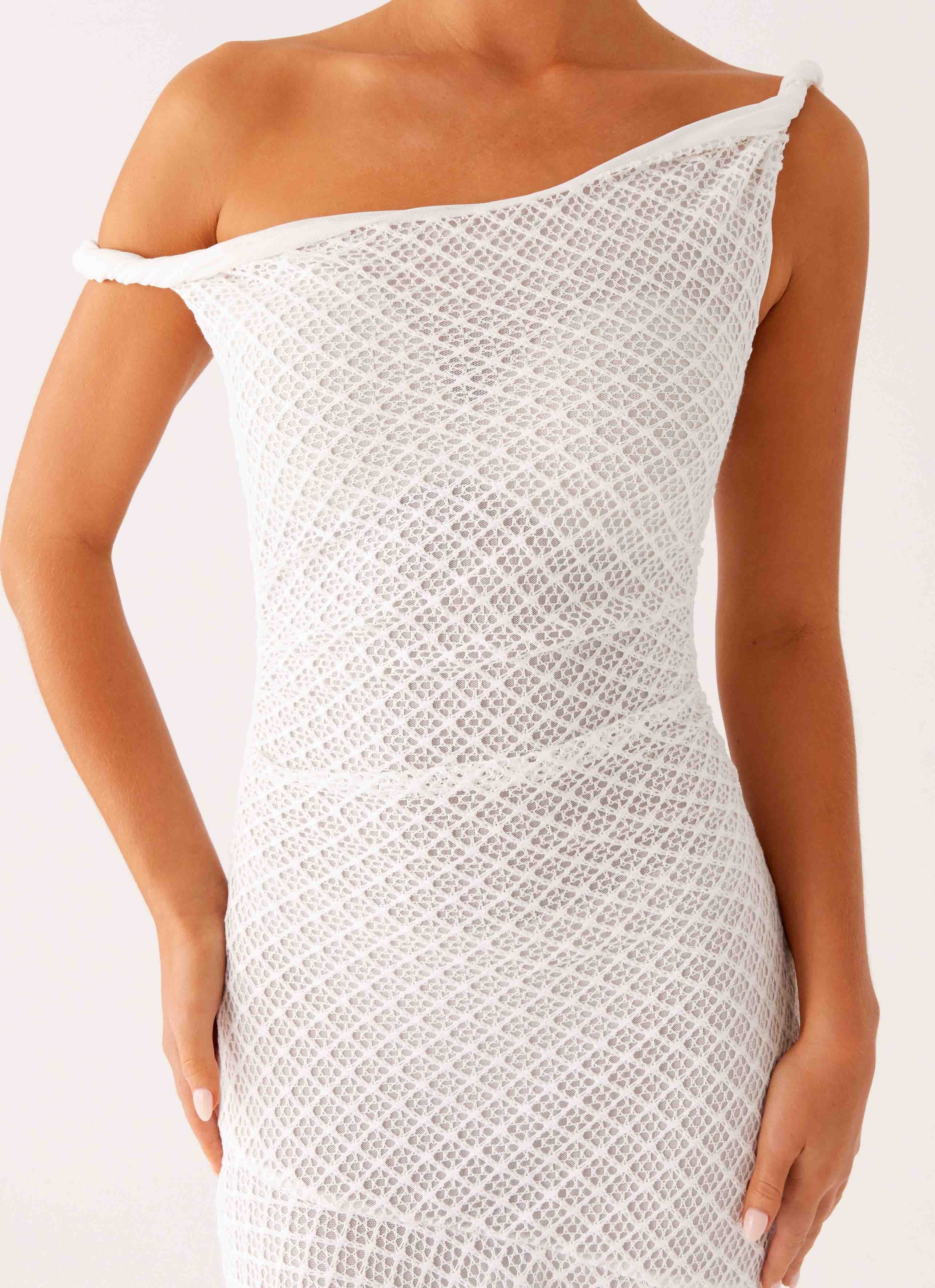 Huntah Midi Dress - Ivory