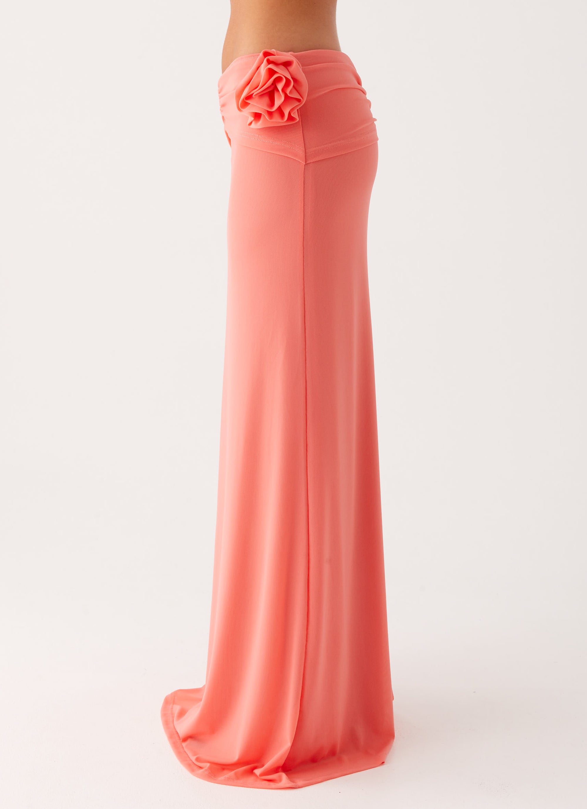 Jayce Maxi Skirt - Salmon