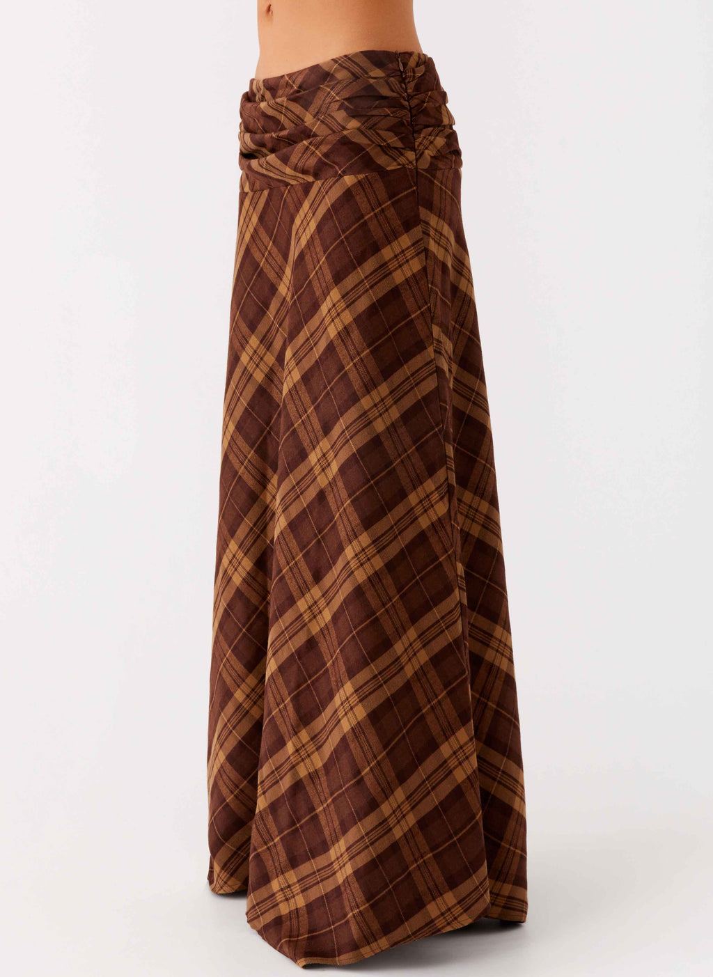 Karolina Maxi Skirt - Plaid