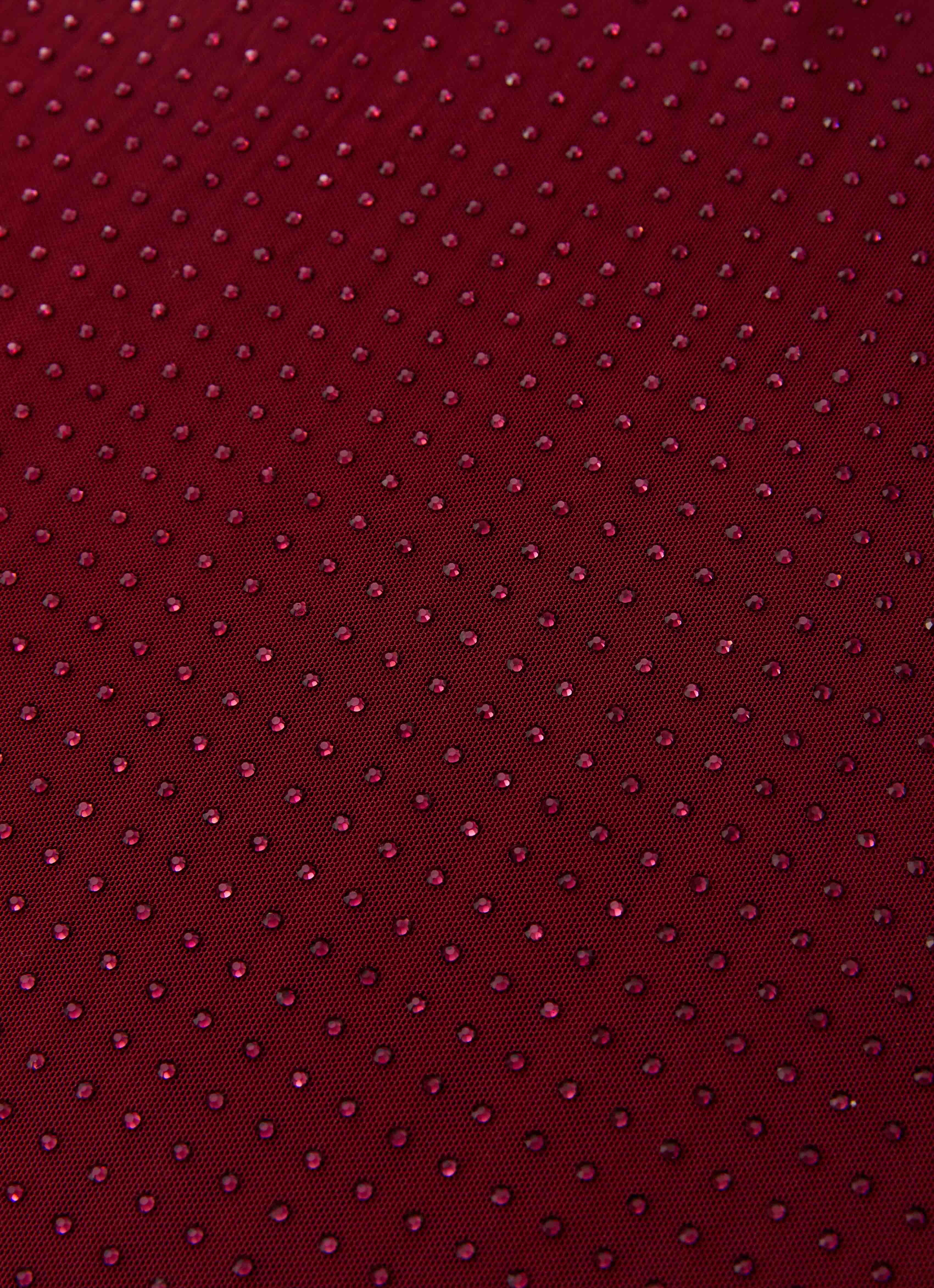 Keliese Beaded Maxi Dress - Burgundy