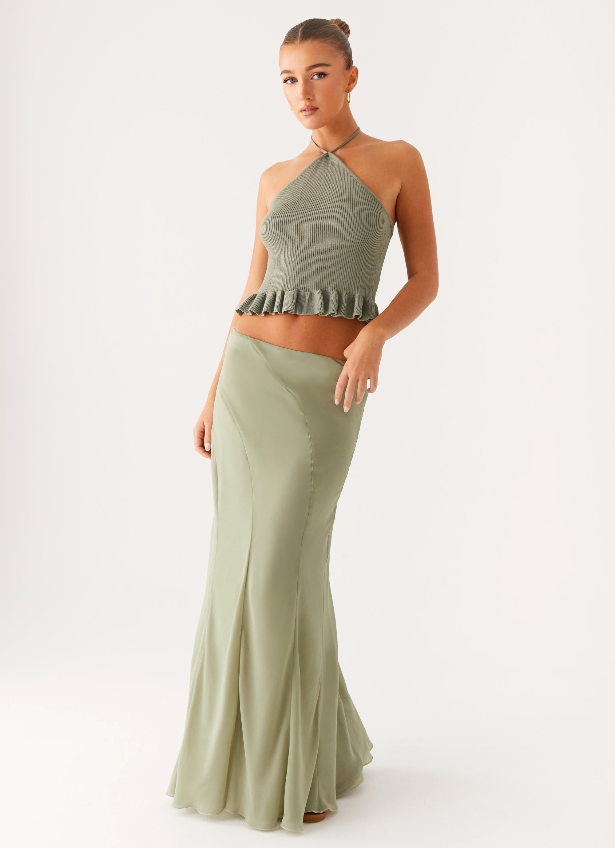 Maddox Maxi Skirt - Sage