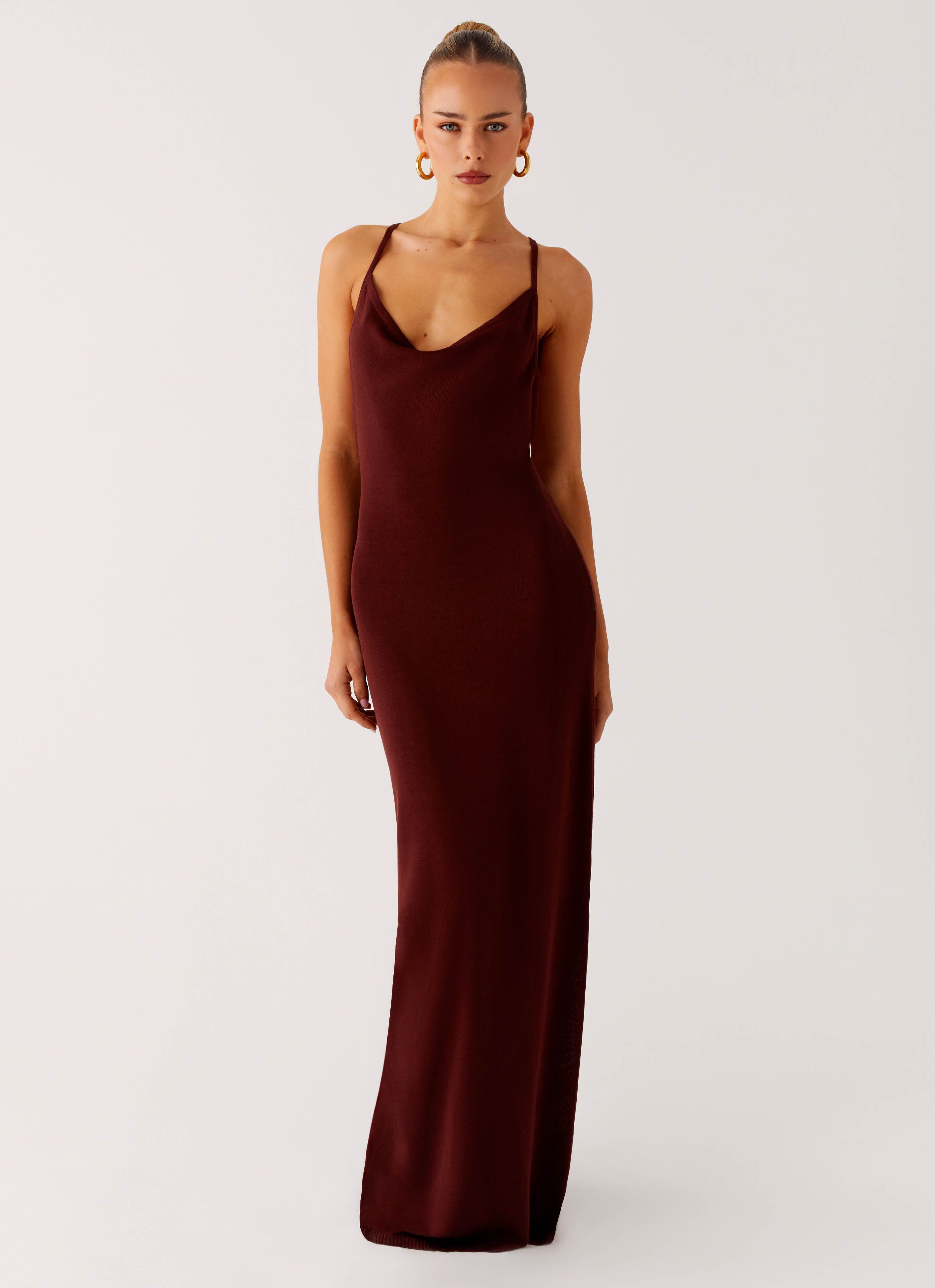 Nomad Muse Maxi Dress - Chocolate