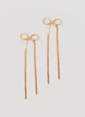 Tinka Bow Earrings - Gold