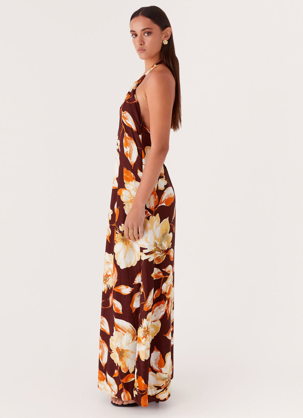 Golden Child Linen Maxi Dress