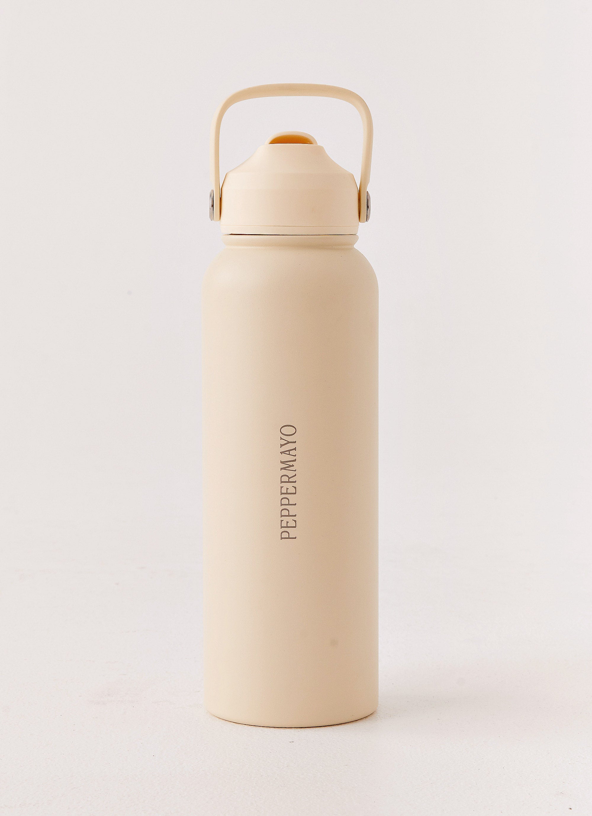 Peppermayo Water Bottle - Ivory