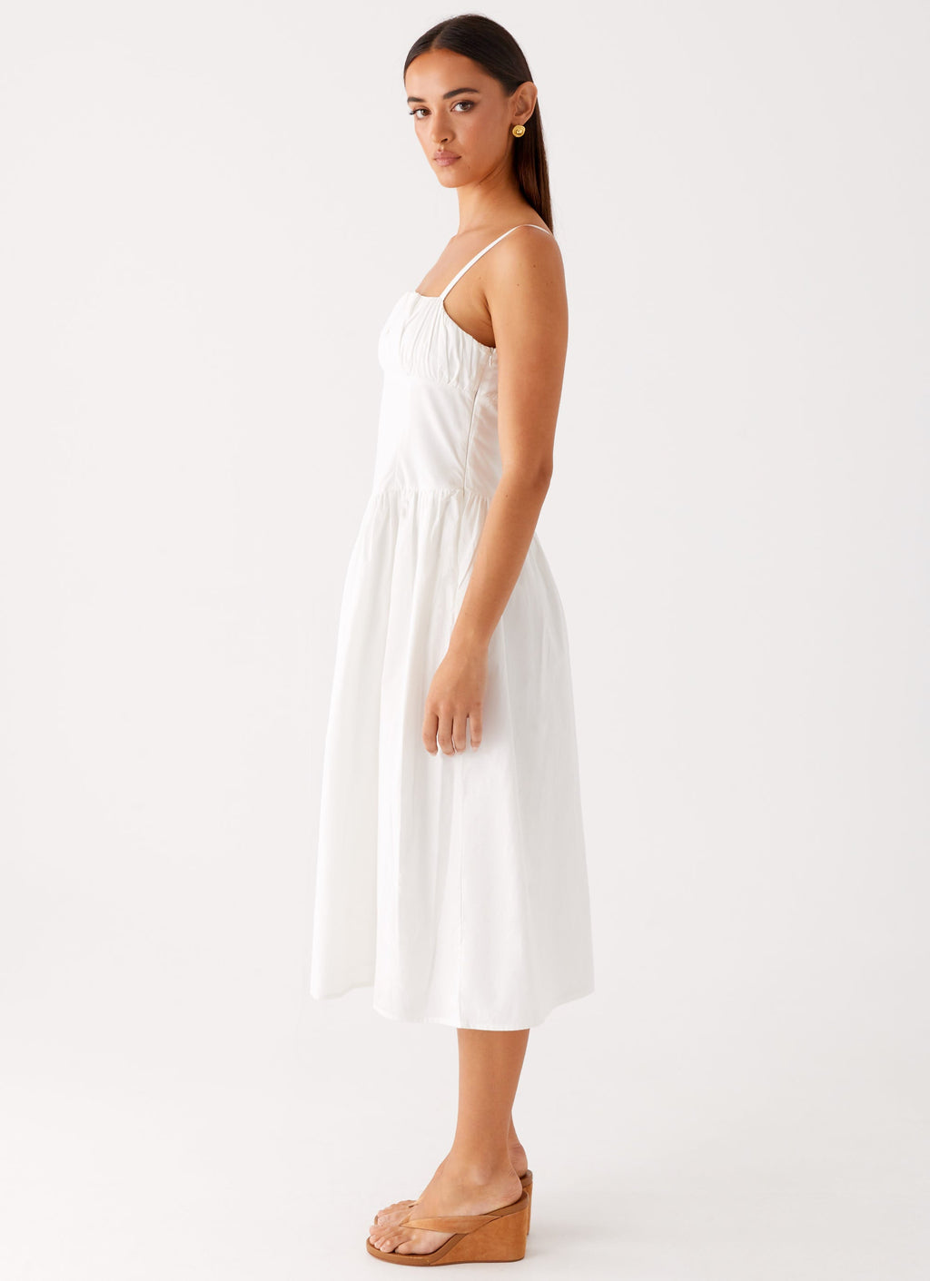 Phillipa Midi Dress - White