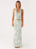 Radiate Maxi Skirt - Sage