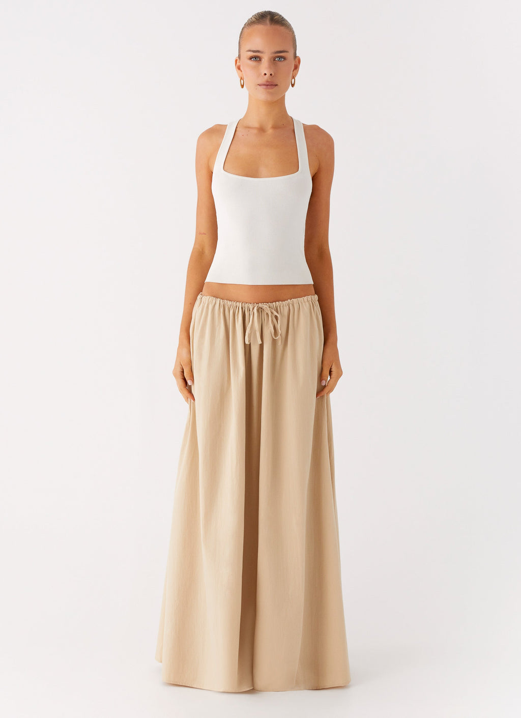 Randy Maxi Skirt - Tan