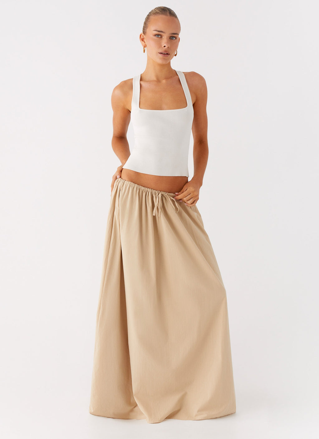 Randy Maxi Skirt - Tan