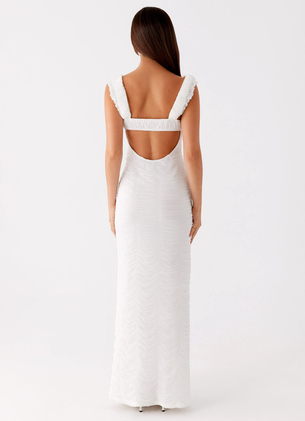 Senses Midi Dress - White