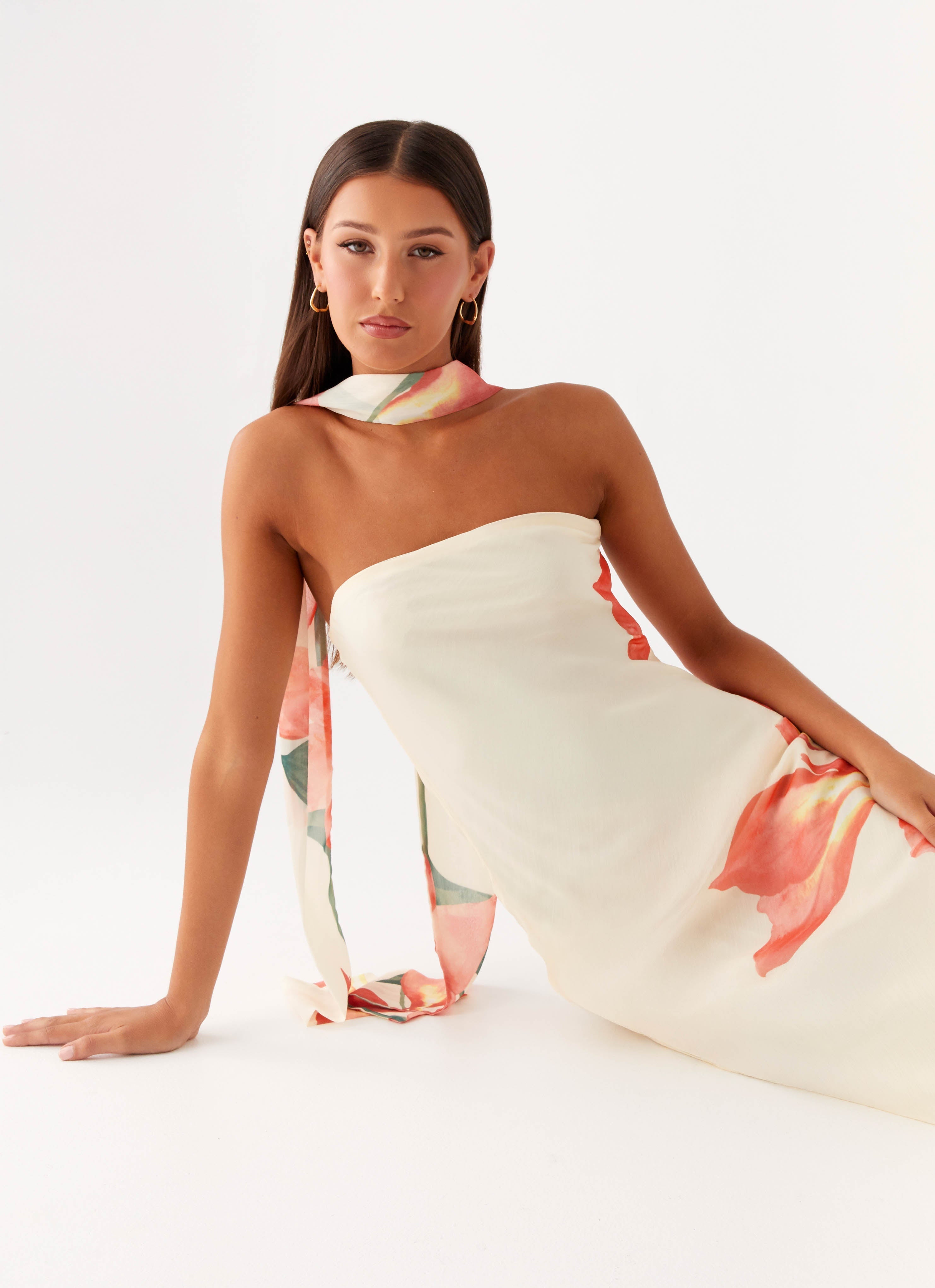 Under The Pagoda Maxi Dress - Siena Floral