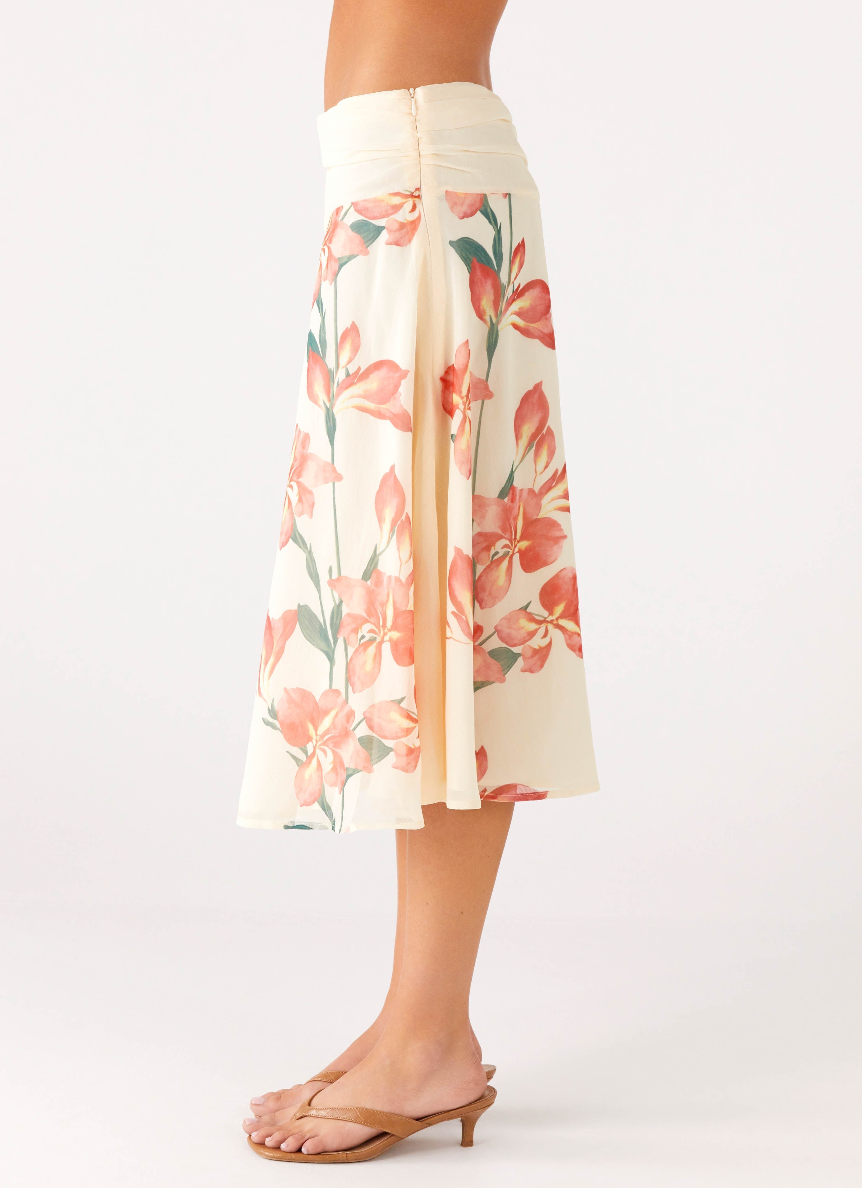 Valley Midi Skirt - Siena Floral