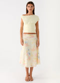 Valley Midi Skirt - Spring Meadow